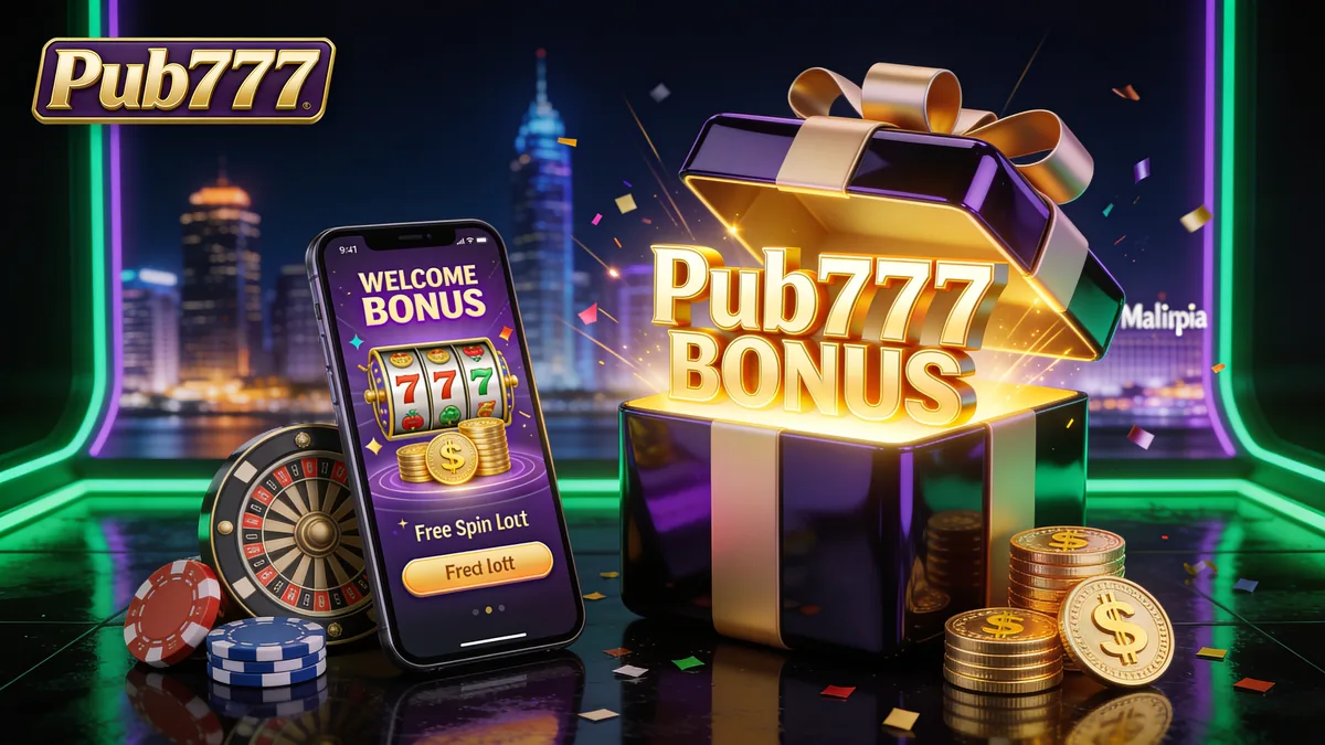 777Pub Bonuses — pub777 in the Philippines