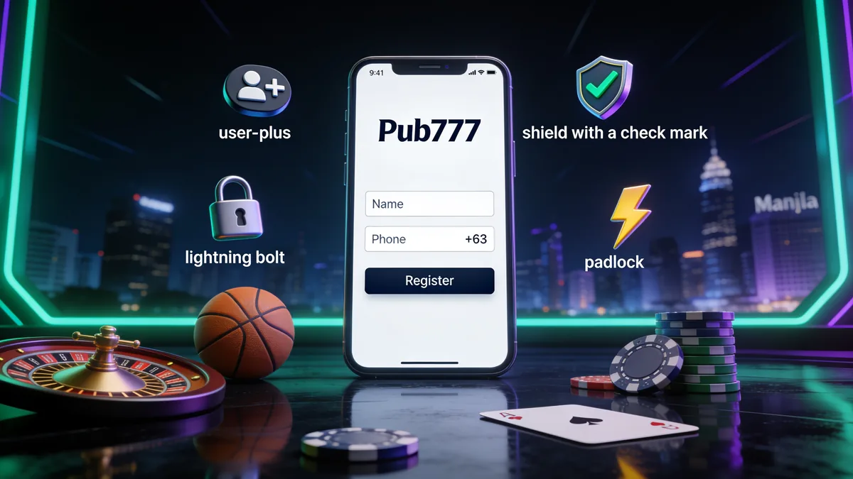 How to Log In to Your 777Pub Account — pub777 in the Philippines